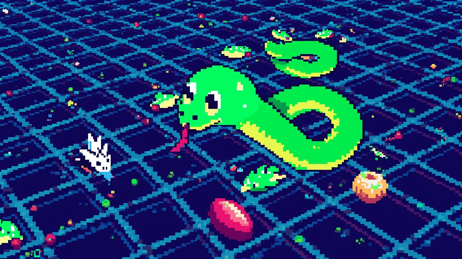 Miniatura del juego Jugar Snake Clásico Online Gratis: El juego de la Serpiente
