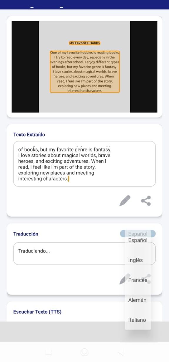 ScanText — Aplicación Móvil de OCR y Traducción Offline-First